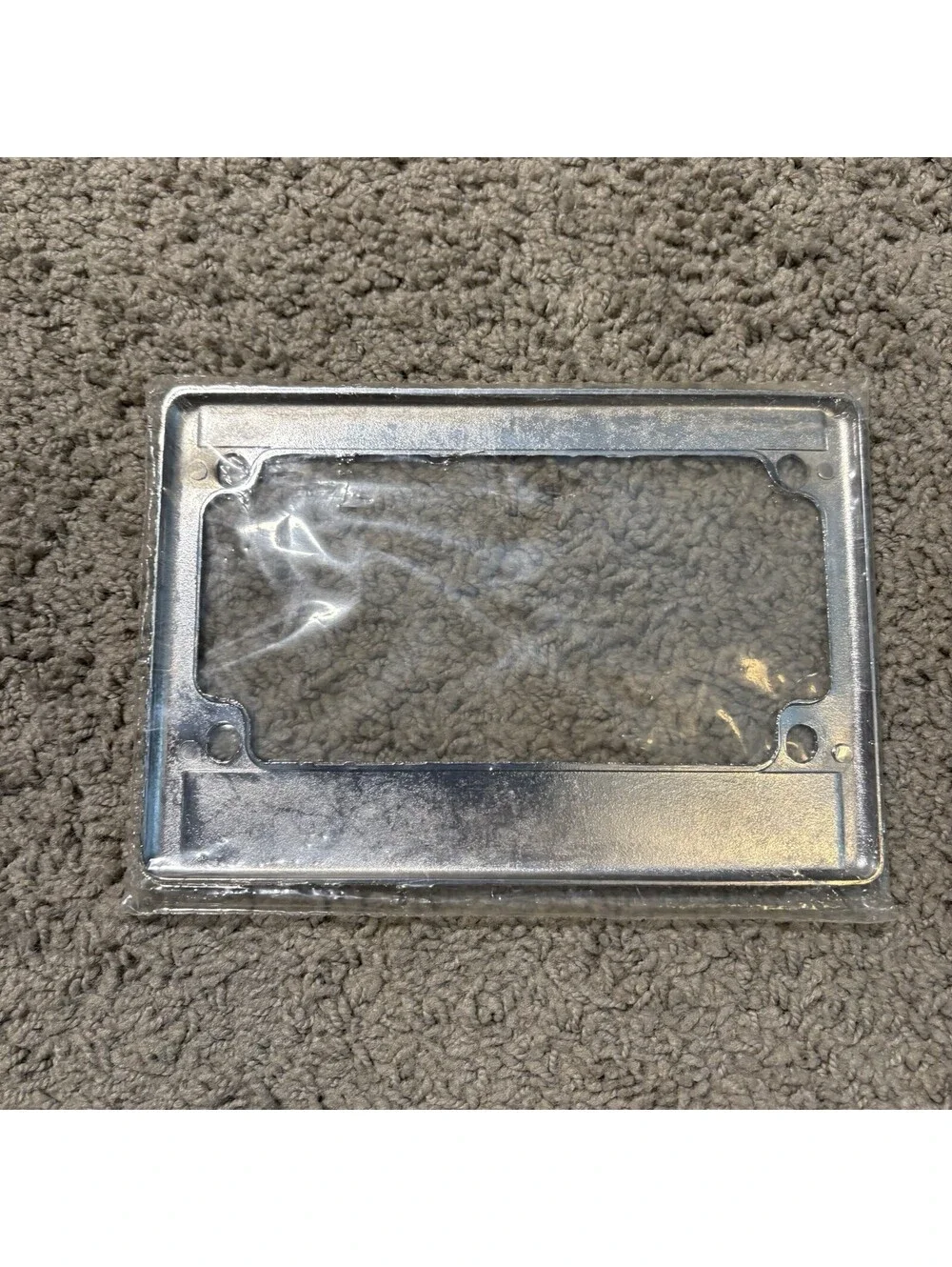 Jimmy Buffett Margaritaville Motorcycle License Plate Frame Chrome Metal New